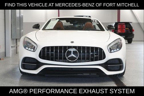 Diamond White 2018 Mercedes-Benz AMG GT C