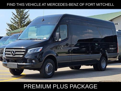 Obsidian Black Metallic 2024 Mercedes-Benz Sprinter 3500XD High Roof