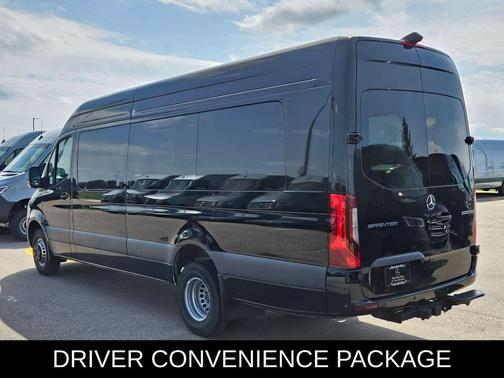 Obsidian Black Metallic 2024 Mercedes-Benz Sprinter 3500XD High Roof