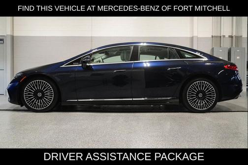 Nautical Blue Metallic 2026 Mercedes-Benz EQS 450 4MATIC