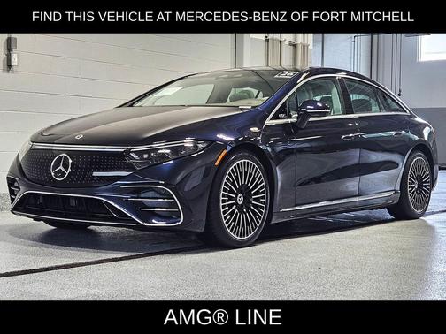Nautical Blue Metallic 2026 Mercedes-Benz EQS 450 4MATIC