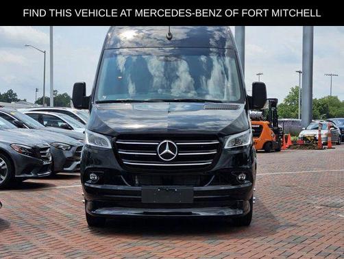 Obsidian Black Metallic 2024 Mercedes-Benz Sprinter 3500XD High Roof