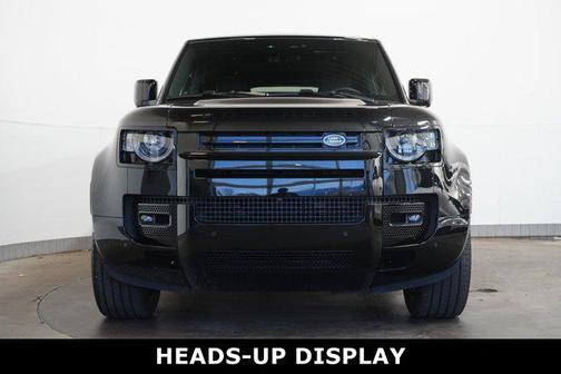 Santorini Black Metallic 2025 Land Rover Defender 130 P400 X-Dynamic SE