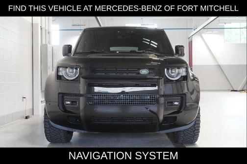 Santorini Black Metallic 2025 Land Rover Defender 130 P400 X-Dynamic SE