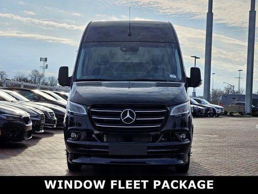 Obsidian Black Metallic 2024 Mercedes-Benz Sprinter 3500XD High Roof