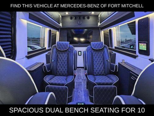Obsidian Black Metallic 2024 Mercedes-Benz Sprinter 3500XD High Roof