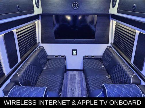 Obsidian Black Metallic 2024 Mercedes-Benz Sprinter 3500XD High Roof