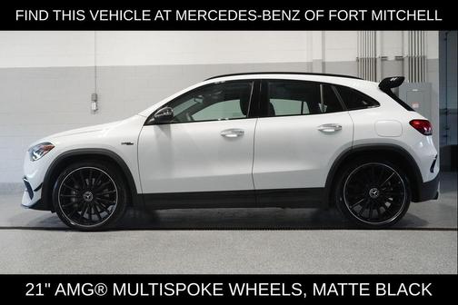 Digital White Metallic 2022 Mercedes-Benz AMG GLA 45 Base 4MATIC