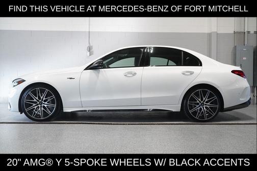Polar White 2024 Mercedes-Benz AMG C 43 4MATIC