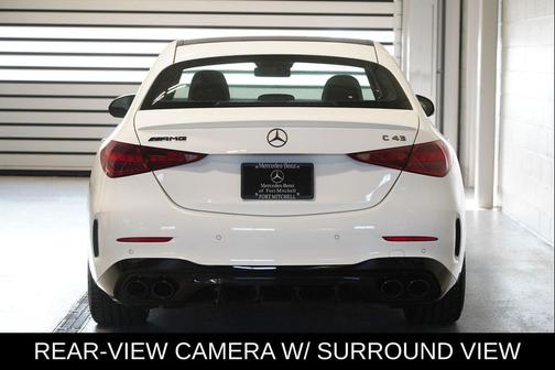 Polar White 2024 Mercedes-Benz AMG C 43 4MATIC