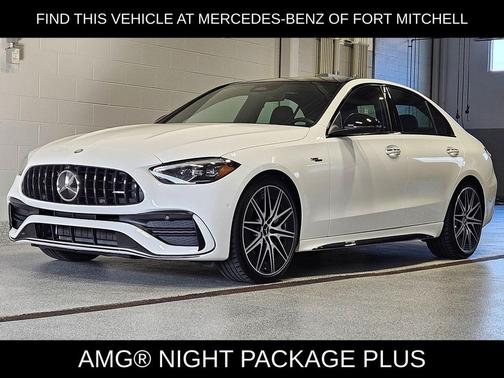 Polar White 2024 Mercedes-Benz AMG C 43 4MATIC