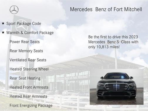 2023 Mercedes-Benz S-Class S 580 4MATIC