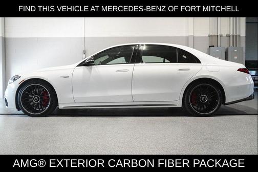 MANUFAKTUR Moonlight White Metallic 2024 Mercedes-Benz AMG S 63 E 4MATIC