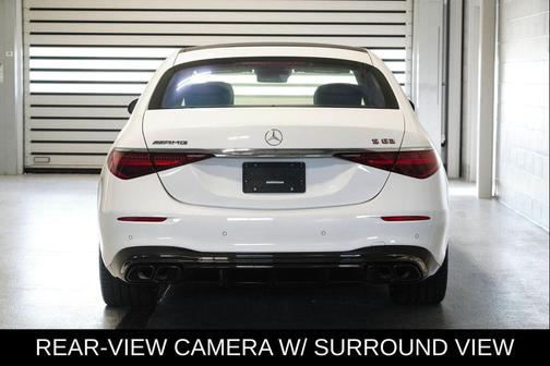 MANUFAKTUR Moonlight White Metallic 2024 Mercedes-Benz AMG S 63 E 4MATIC