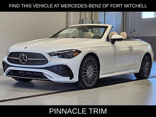 MANUFAKTUR Moonlight White Metallic 2026 Mercedes-Benz CLE 300 4MATIC Cabriolet