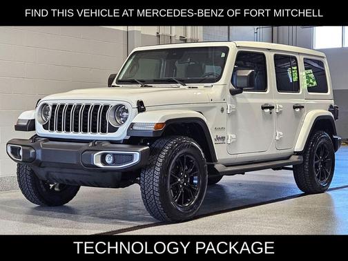 Bright White Clearcoat 2024 Jeep Wrangler 4-Door Sahara 4x4