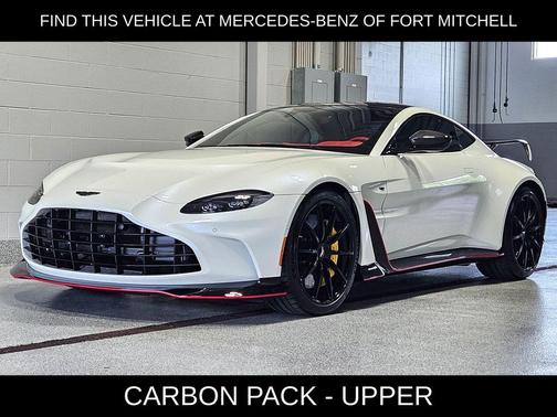 Morning Frost White 2023 Aston Martin Vantage V12 Coupe
