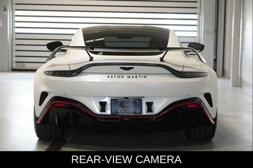 Morning Frost White 2023 Aston Martin Vantage V12 Coupe
