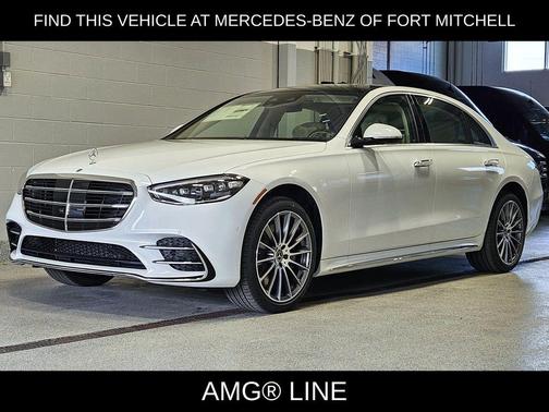 MANUFAKTUR Moonlight White Metallic 2026 Mercedes-Benz S-Class 4MATIC