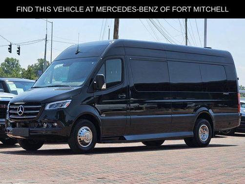 Obsidian Black Metallic 2024 Mercedes-Benz Sprinter 3500XD High Roof