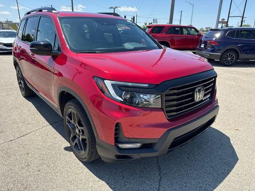 Radiant Red Metallic II 2024 Honda Passport Black Edition