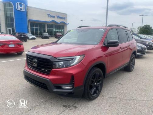 Radiant Red Metallic II 2024 Honda Passport Black Edition