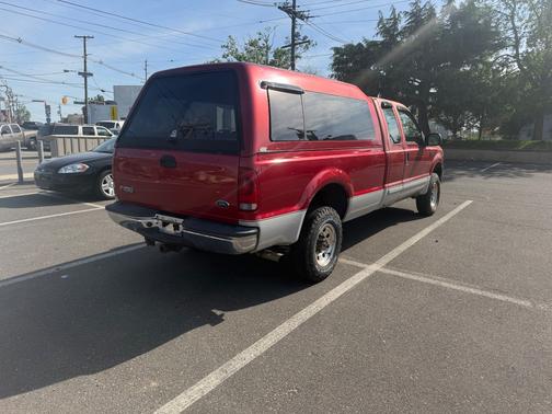 Red 2001 Ford F-250 XLT Super Duty