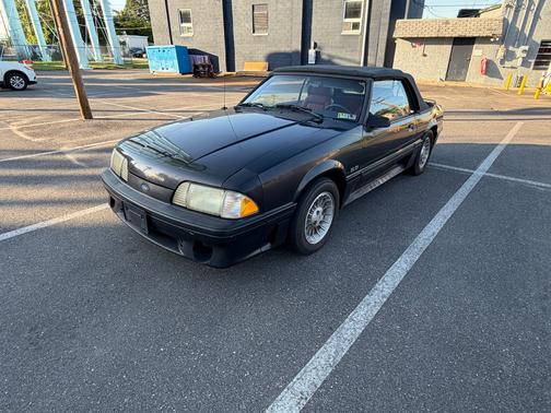 Black 1987 Ford Mustang GT