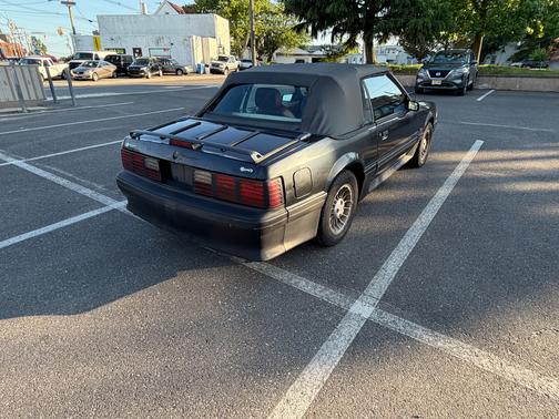 Black 1987 Ford Mustang GT