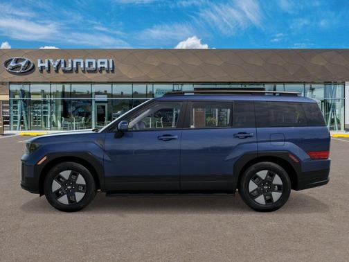 Atlantic Blue 2026 Hyundai SANTA FE HEV SEL