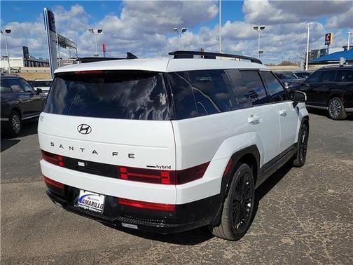 White 2026 Hyundai SANTA FE HEV Calligraphy