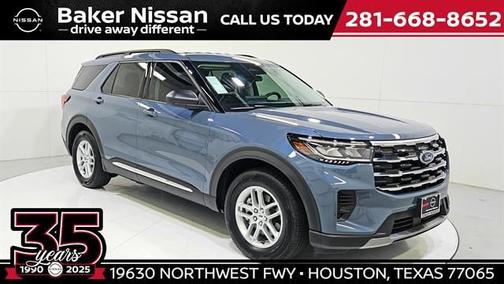 Vapor Blue 2025 Ford Explorer Active