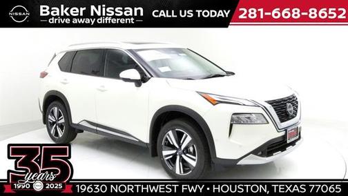 White 2022 Nissan Rogue Platinum