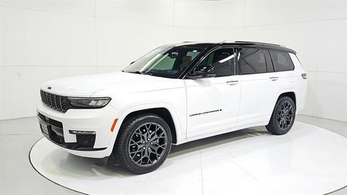 Bright White Clearcoat 2023 Jeep Grand Cherokee L Summit