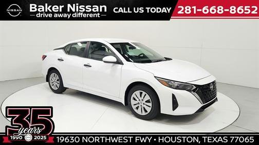 Cloud White 2025 Nissan Sentra S