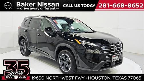 Black 2025 Nissan Rogue SV