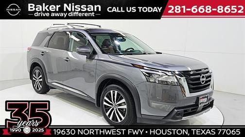 Gun Metallic 2024 Nissan Pathfinder Platinum