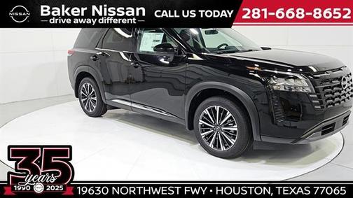 Black 2026 Nissan Pathfinder Platinum