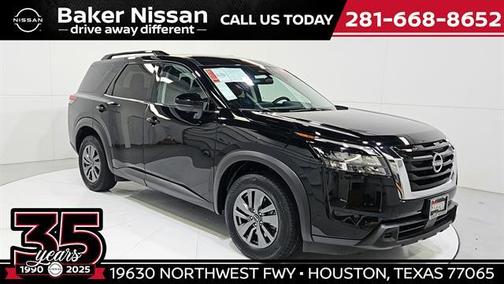 Black 2025 Nissan Pathfinder SV