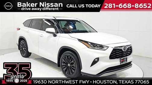 Blizzard Pearl 2021 Toyota Highlander Platinum