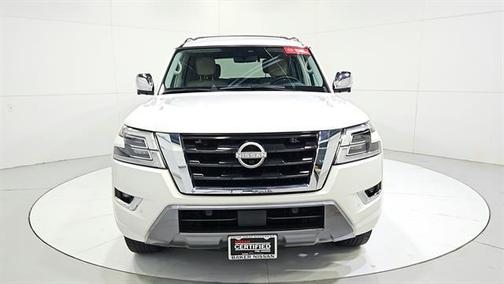 Aspen White 2024 Nissan Armada Platinum