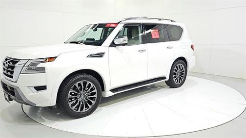 Aspen White 2024 Nissan Armada Platinum