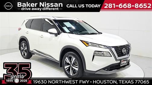 White 2021 Nissan Rogue SL