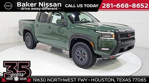Green 2026 Nissan Frontier PRO-4X