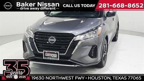 Gun Metallic 2025 Nissan Kicks Play S