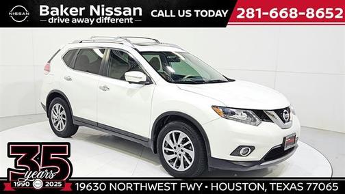 Moonlight White 2015 Nissan Rogue SL