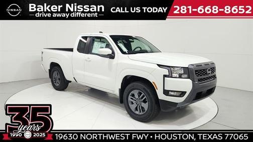 Glacier White 2025 Nissan Frontier SV
