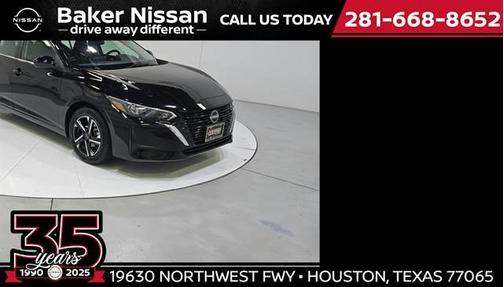Black 2024 Nissan Sentra SV