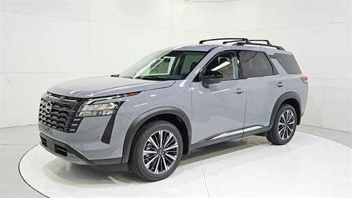 Boulder Gray Metallic 2026 Nissan Pathfinder Platinum