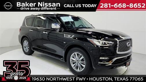 Black Obsidian 2020 INFINITI QX80 Luxe